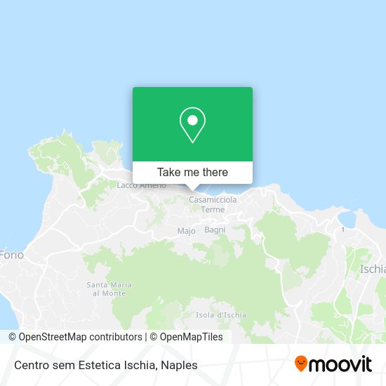 Centro sem Estetica Ischia map