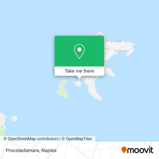 Procidadamare map
