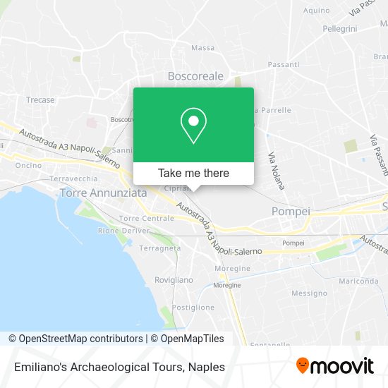 Emiliano's Archaeological Tours map
