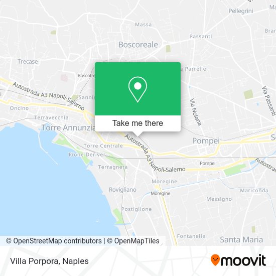 Villa Porpora map