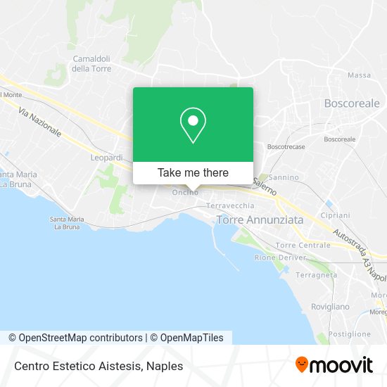 Centro Estetico Aistesis map