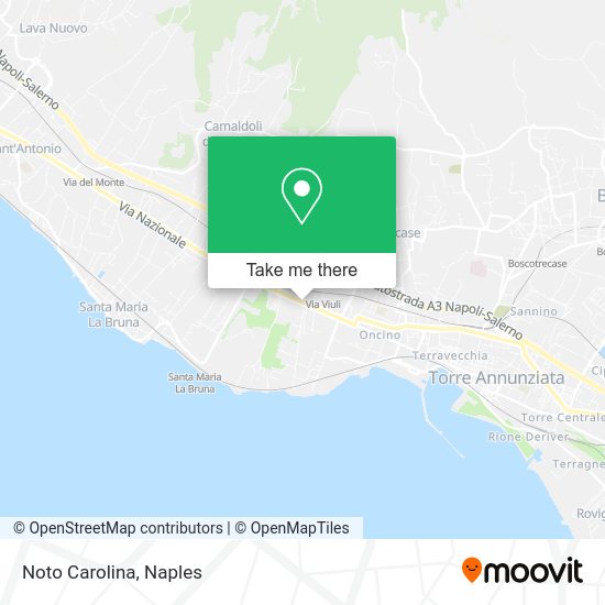 Noto Carolina map