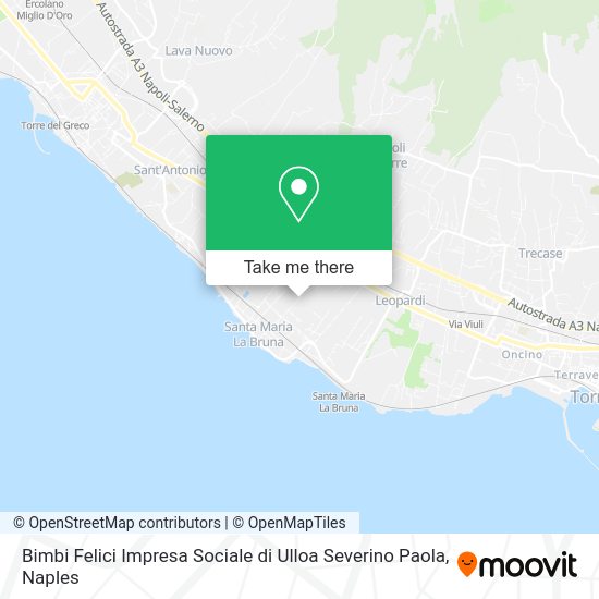 Bimbi Felici Impresa Sociale di Ulloa Severino Paola map