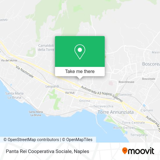 Panta Rei Cooperativa Sociale map