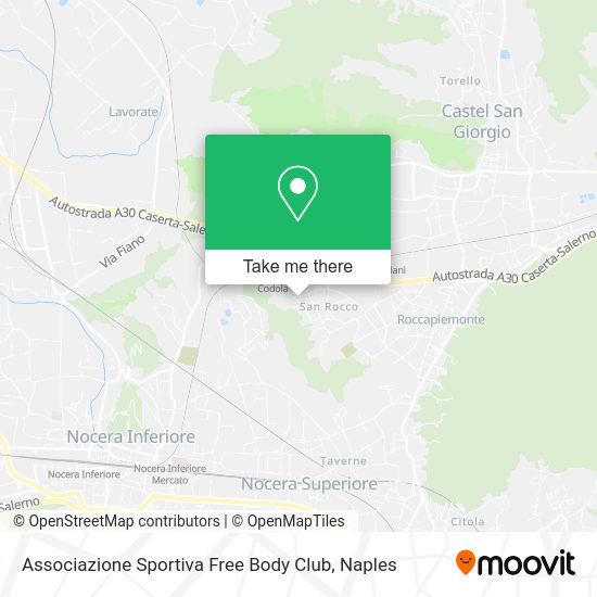 Associazione Sportiva Free Body Club map