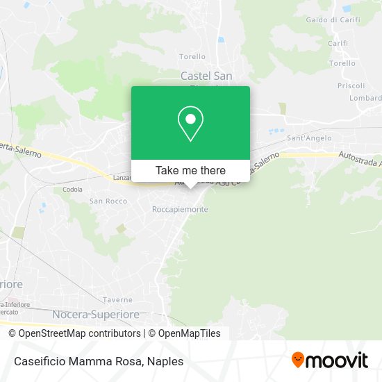 Caseificio Mamma Rosa map
