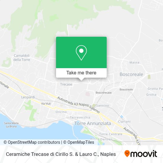 Ceramiche Trecase di Cirillo S. & Lauro C. map