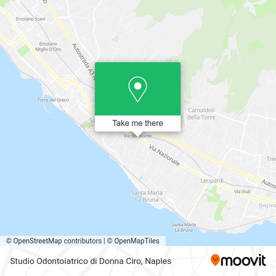 Studio Odontoiatrico di Donna Ciro map