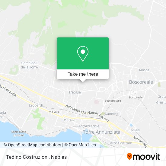 Tedino Costruzioni map