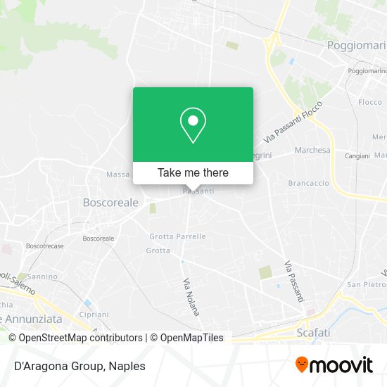 D'Aragona Group map