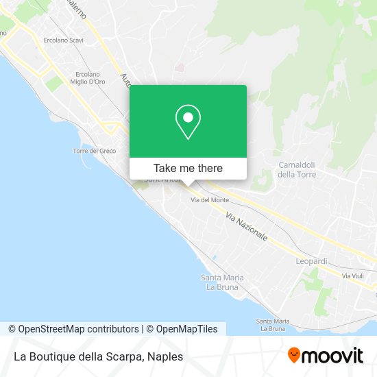 La Boutique della Scarpa map