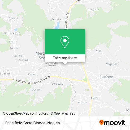 Caseificio Casa Bianca map