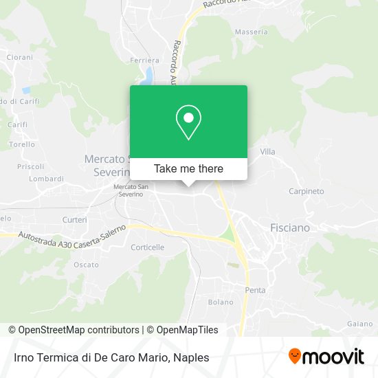 Irno Termica di De Caro Mario map
