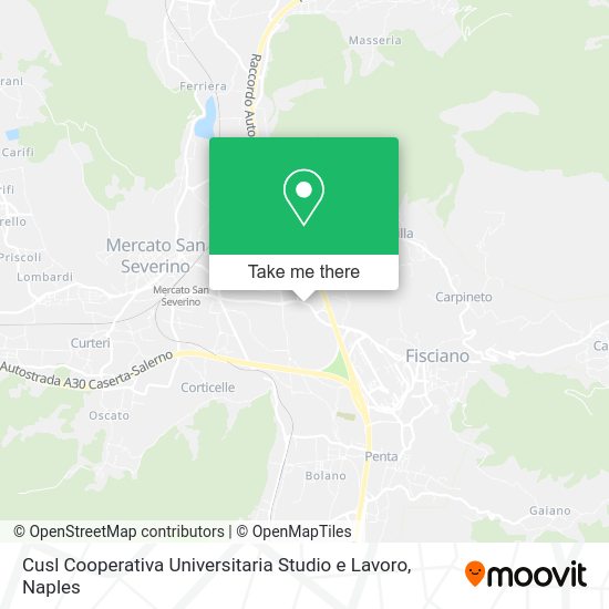 Cusl Cooperativa Universitaria Studio e Lavoro map