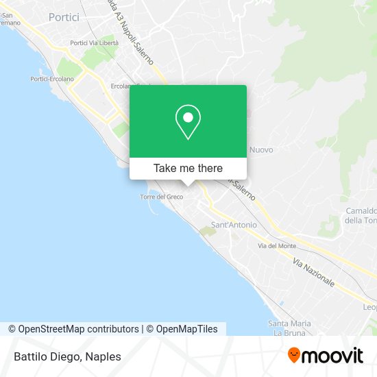 Battilo Diego map