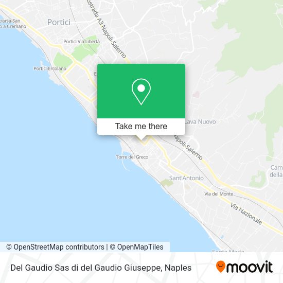 Del Gaudio Sas di del Gaudio Giuseppe map