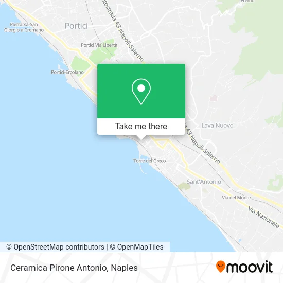 Ceramica Pirone Antonio map