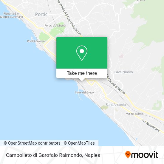 Campolieto di Garofalo Raimondo map