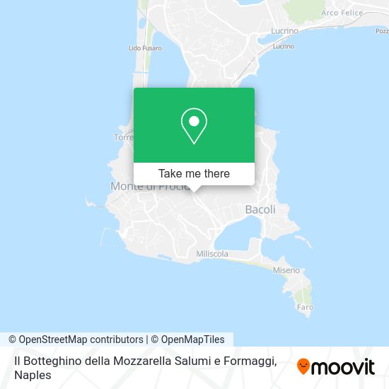 Il Botteghino della Mozzarella Salumi e Formaggi map