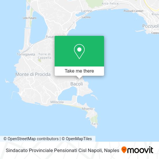 Sindacato Provinciale Pensionati Cisl Napoli map