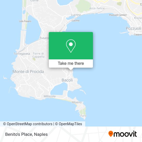 Benito's Place map