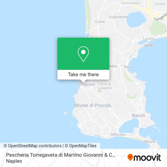 Pescheria Torregaveta di Martino Giovanni & C. map