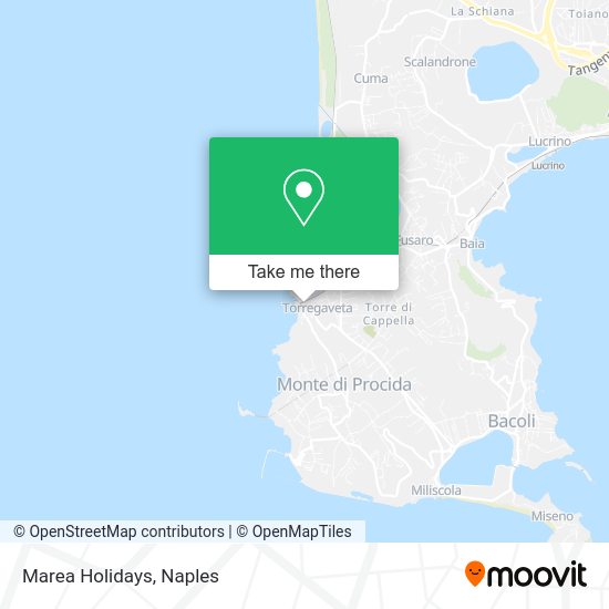 Marea Holidays map