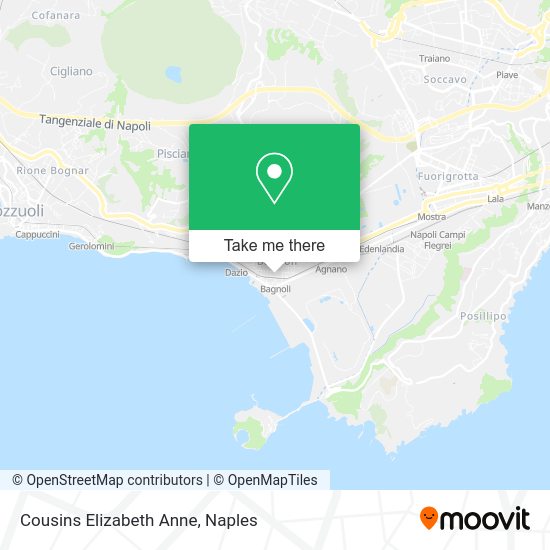 Cousins Elizabeth Anne map