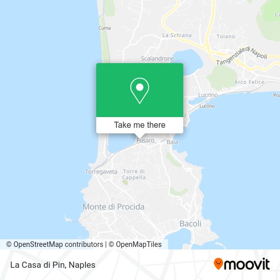 La Casa di Pin map