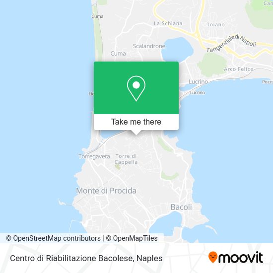 Centro di Riabilitazione Bacolese map