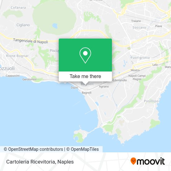 Cartoleria Ricevitoria map