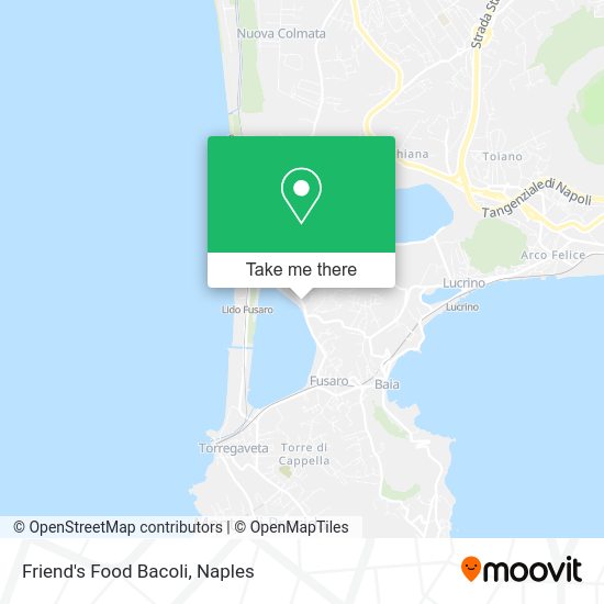 Friend's Food Bacoli map