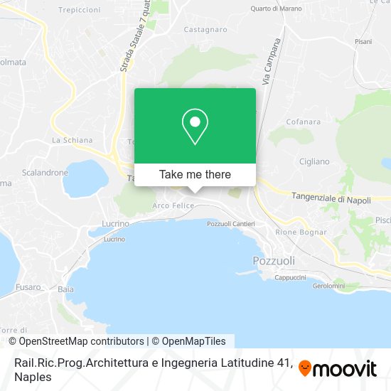 Rail.Ric.Prog.Architettura e Ingegneria Latitudine 41 map