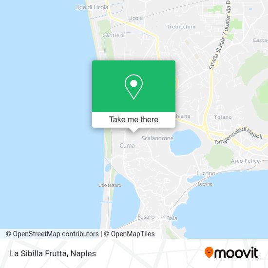 La Sibilla Frutta map