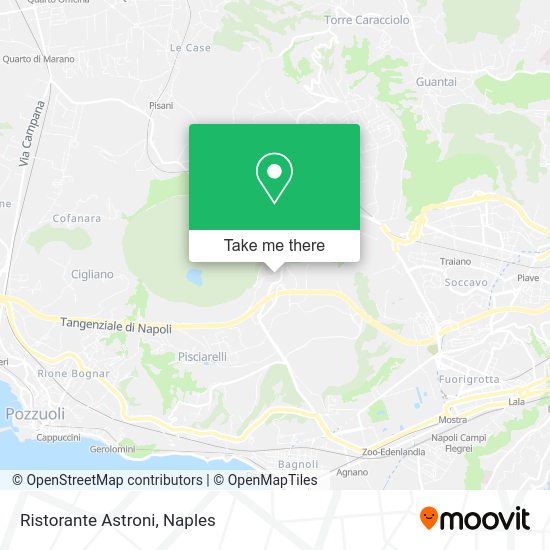 Ristorante Astroni map