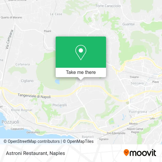 Astroni Restaurant map