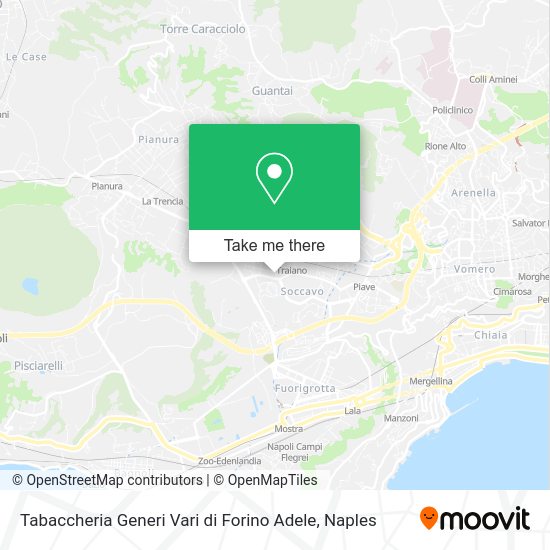 Tabaccheria Generi Vari di Forino Adele map
