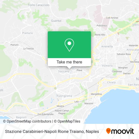 Stazione Carabinieri-Napoli Rione Traiano map
