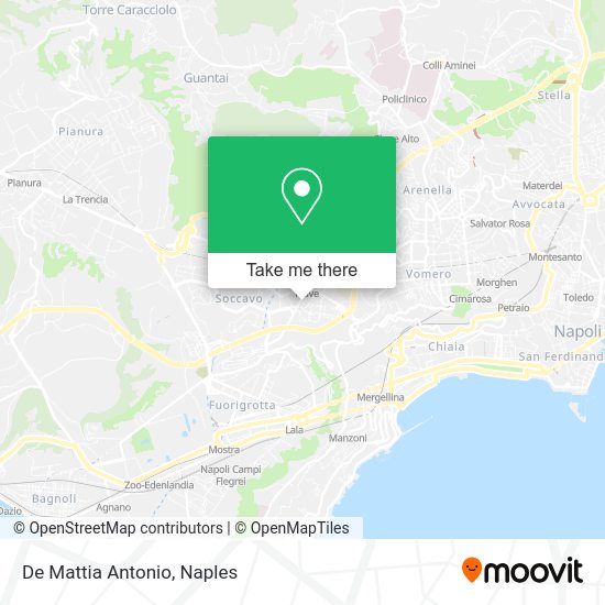 De Mattia Antonio map