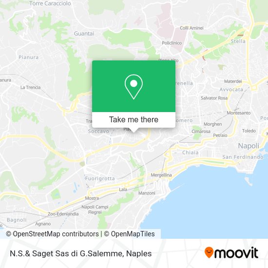 N.S.& Saget Sas di G.Salemme map