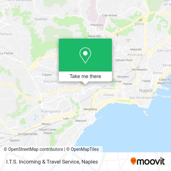 I.T.S. Incoming & Travel Service map
