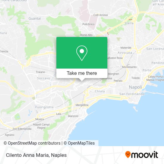 Cilento Anna Maria map