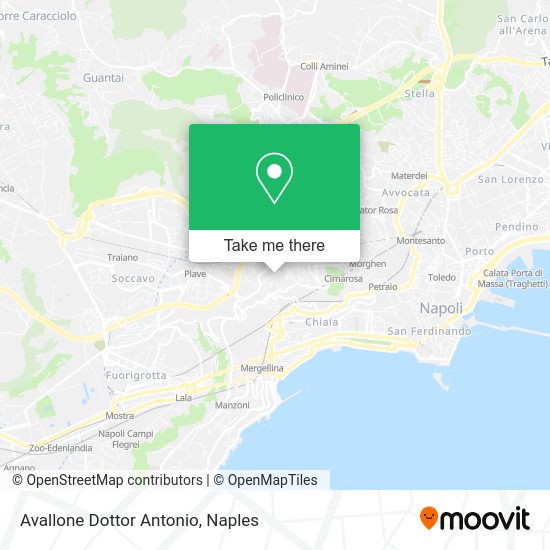 Avallone Dottor Antonio map