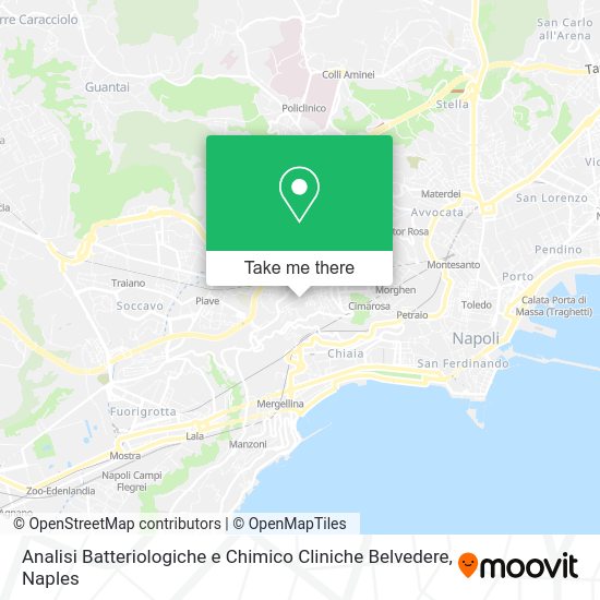 Analisi Batteriologiche e Chimico Cliniche Belvedere map