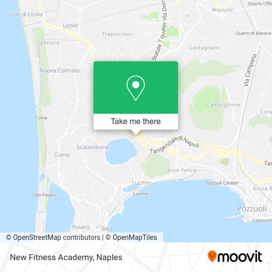 New Fitness Academy map