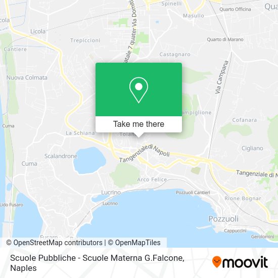 Scuole Pubbliche - Scuole Materna G.Falcone map