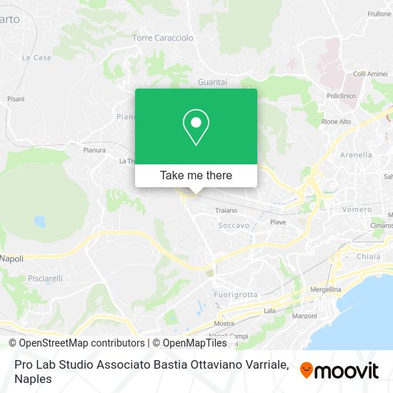 Pro Lab Studio Associato Bastia Ottaviano Varriale map