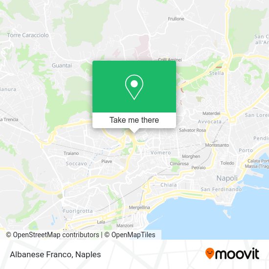 Albanese Franco map