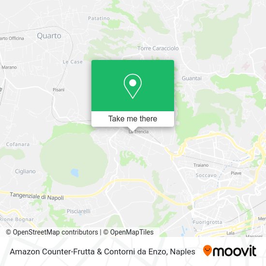 Amazon Counter-Frutta & Contorni da Enzo map