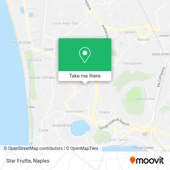 Star Frutta map
